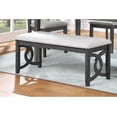 thumbnail image 2 of New Classic Furniture Gia Upholstered Dining Bench, Smoky Gray Finish, 2 of 9