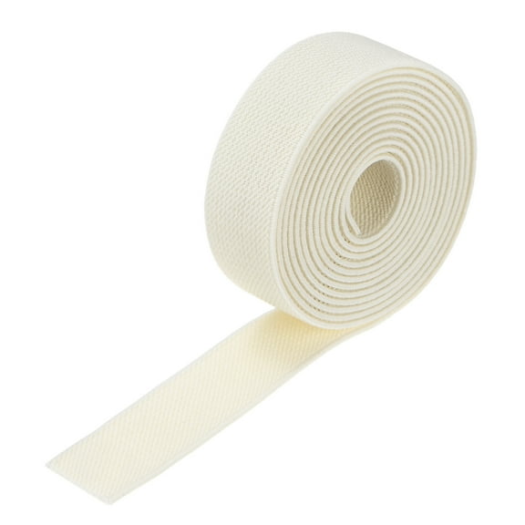 Uxcell Elastic Bands for Sewing, 1 Inch 2 Yards Knit Elastic Spool [Beige]