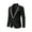 Black, variant on Clearance Men's Suits Solid Color Single Breasted Mens Formal Blazer Suit Jacket