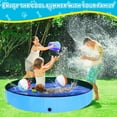thumbnail image 4 of Foldable Dog Pool,39" Collapsible Dog Kids Swimming Pool for Backyard, Portable Kiddie Pool Hard Plastic,Multifunction Ball Pit Pets Bathing Tub for Kids Baby Toddler Dog, 4 of 7