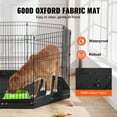 thumbnail image 4 of Dog Playpen 8 Panels Foldable Metal Dog Exercise Pen with Bottom Pad 30"H, 4 of 9