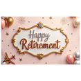thumbnail image 3 of Decorative Design Happy Retirement Glitter Frame Balloon Star Airplane for Retirement Party Indoor Office Celebration, 3 of 8