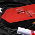 thumbnail image 5 of Graduation Sash Saint Kitts and Nevis Flag scarf Shawl Stole Sapphire Blue with Star Stripe Bachelor Gown Accessory Ribbon, 5 of 7