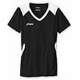 thumbnail image 6 of ASICS Girls 2-Tone Jersey, Black, Big Kids (8-20), XL, 6 of 6