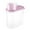 Pink, variant on Food Storage Containers With Lids 1.9L Kitchen Multi Grain Storage Tank Food Dry Goods Storage Box Plastic Sealed Tank kitchen Gadgets