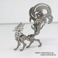 thumbnail image 4 of 3D Metal Mythical Animal Trendy Model With Full Texture And Strong Hands-on Ability Pegasus Kirin Nine-Tailed Fox Taurus Boys Cool Ornaments, 4 of 4