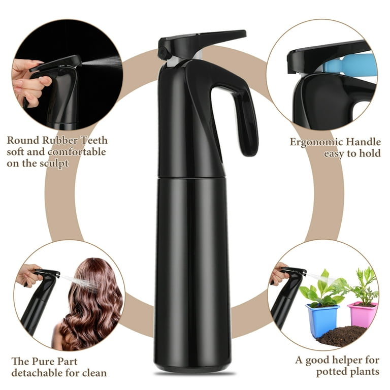 Abaima 8-Piece Detangling Brush Set with Spray Bottle photo 3
