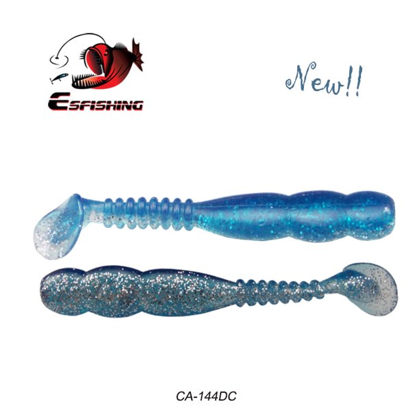 ESFISHING Rock Viber Shad 50mm 95mm 115mm Rock Shiner Sea Soft Baits Pesca Artificial Silicone Isca Señuelos de Pesca Tan Jianjun unisex