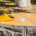 thumbnail image 5 of Dayesque Glass Ring Wedding Prop Wedding Celebrations Engagements and Anniversaries Glass Ring Prop Stunning Decor Elegant Simulated Glass Ring, 5 of 9