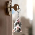 thumbnail image 2 of SLYNSHome Cute Animal Keychains Valentine's Day Gifts Animals Ornament Rearview Mirror Decorations Accessories, 2 of 6