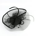 thumbnail image 6 of LEKODE Hat for Women Tea Hats for Women 2025 Tea Hats Fascinators Hats for Women Tea Party Fascinators for Women Feather Headpiece Feather Headband Black One Size, 6 of 7