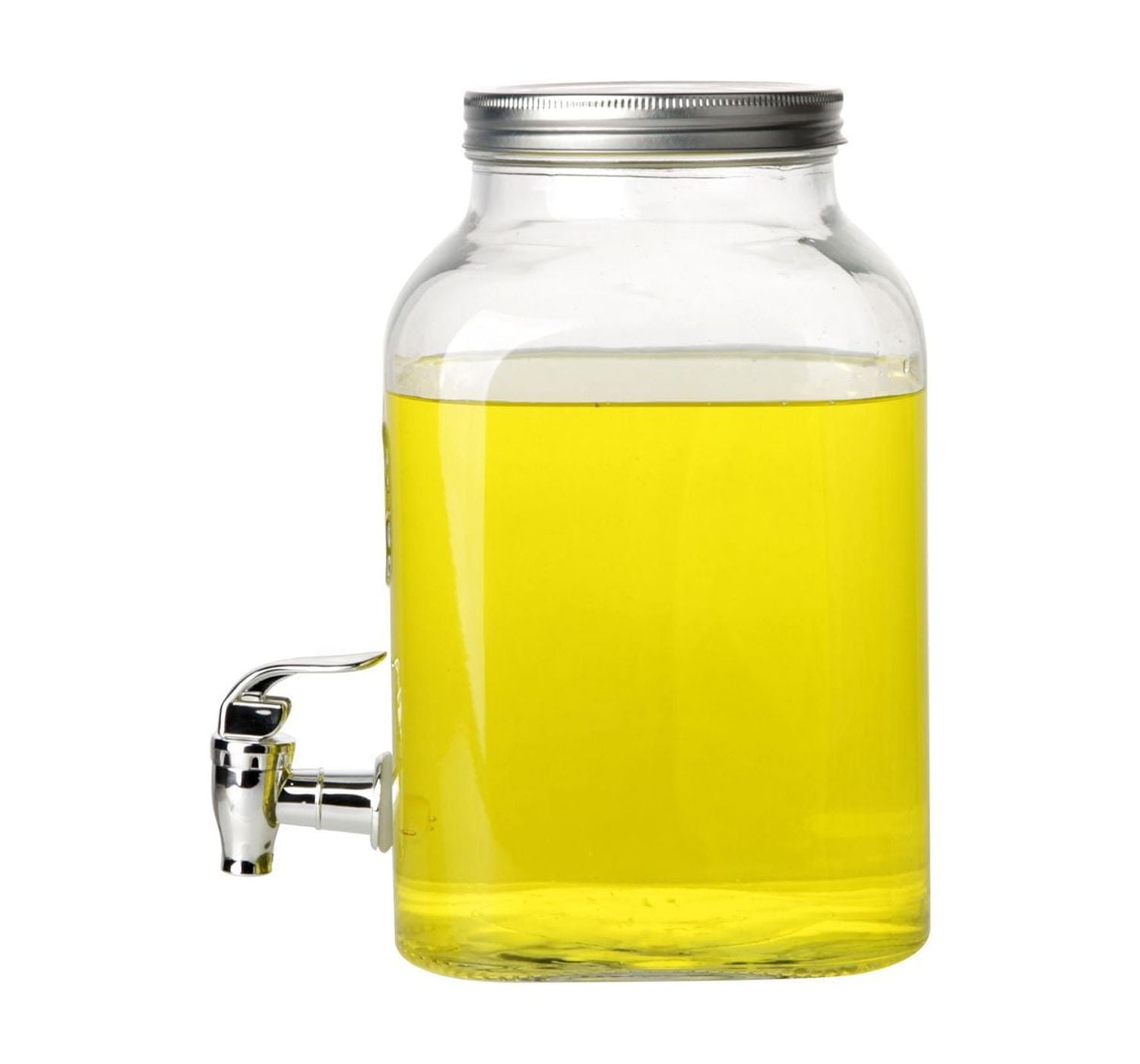 Hometrends Mason Glass Dispenser,1 Gallon,1 Piece