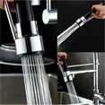 thumbnail image 5 of 3 Pieces Kitchen Faucet Spray Brass Retractable Kitchen Sink Spray Mixer Tap Spray Replacement for Extendable Spray Faucet, Chrome, G1/2, Carivent, 5 of 5
