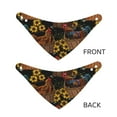 thumbnail image 6 of Kll Embroidery Chicken Rooster And Sunflowers Dog Bandanas,Triangle Reversible Pet Scarf For Small Medium Large And Extra Large Dogs-Large, 6 of 7
