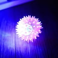 thumbnail image 5 of UDIYO Dog Puppy Cat Pet LED Squeaky Rubber Chewing Bell Ball Hedgehog Fun Toys, 5 of 6