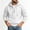 White—Hoodie for Men, variant on BVOFAR Mens Zip up Hoodie Casual Hooded Sweatshirt Long Sleeve Jacket Loose Fit Drawstring Athletic Jackets Wine L
