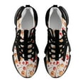 thumbnail image 6 of 2024 Snowman Christmas Tree Elk Women Or Men Lace Up Flat Sneakers Female Mesh Walking Footwear, 6 of 8