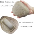 thumbnail image 4 of Caja fuerte decorativa para ocultar llaves de piedra falsa para exteriores, diseño de gran tamaño, para ocultar llaves de repuesto de la casa, para exteriores, 4 of 8