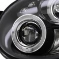 thumbnail image 6 of Spec-D Tuning LED Dual Halo Projector Headlights Black Compatible with 2002-2003 Subaru Impreza, Left + Right Pair Headlamps Assembly, 6 of 7