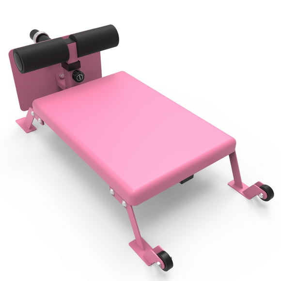 Yeshouse Banco de curl nórdico con ruedas, equipo de gimnasio en casa para ejercitar isquiotibiales y glúteos, máquina compacta de curl de piernas para curl inverso nórdico