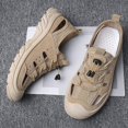 thumbnail image 2 of Sandalias para hombre, calzado de senderismo al aire libre, zapatillas de punta cerrada, cómodas, para playa, pescador, deportes de verano (27 cm), 2 of 4