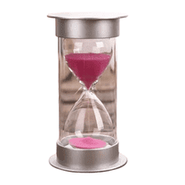 Acdanc Sand Timer Drop-Resistant Hourglass Round Shape Hour Glass with Sand Precise Timing