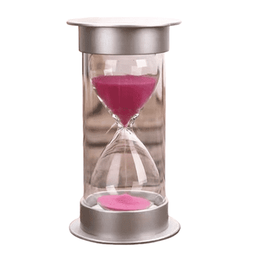 Acdanc Sand Timer Drop-Resistant Hourglass Round Shape Hour Glass with Sand Precise Timing