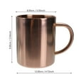 thumbnail image 2 of Stainless Steel Mug Moscow Mule Durable Beer Mugs Coffee Mug Milk Cup Drinkware, 2 of 6