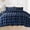 Buffalo Blue, variant on Elegant Comfort 4-Piece Velvet Plush Flannel Sheet Set , Non Pilling Fuzzy Velvet Flannel Fleece Deep Pocket Sheet Set - King, Gold