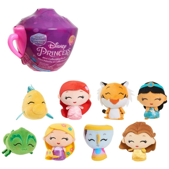 Disney Princess Mini Teacup Capsule Plush, Kids Toys for Ages 3 up