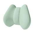 thumbnail image 2 of Cojín ergonómico para silla de oficina con correa para la espalda Verde, 2 of 9