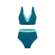 thumbnail image 3 of Trajes de baño para mujer, traje de baño de bikini de estilo dividido de color sólido informal y de moda para mujer con tirantes, trajes de baño para mujer, trajes de baño para mujer, traje de baño pa, 3 of 6