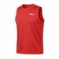 thumbnail image 3 of Tank Top Deportiva Wilson para Hombre Run Active Naylon Color Rojo Talla M, 3 of 4