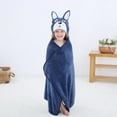 thumbnail image 5 of Xmarks Hooded Towel for Kids | Cartoon Animal Design | Ultra Soft and Extra Large | Bath Towel with Hood for Baby Boys and Girls A1 10 Years, 5 of 6