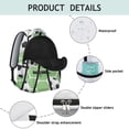 thumbnail image 3 of Football Students Backpack Baseball Soccer Basketball Ball Game Sports School Bag with Training Design, Durable and Adjustable Strap, 3 of 6