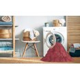thumbnail image 2 of Ahgly Company Machine Washable Indoor Square Transitional Red Area Rugs, 5' Square, 2 of 7