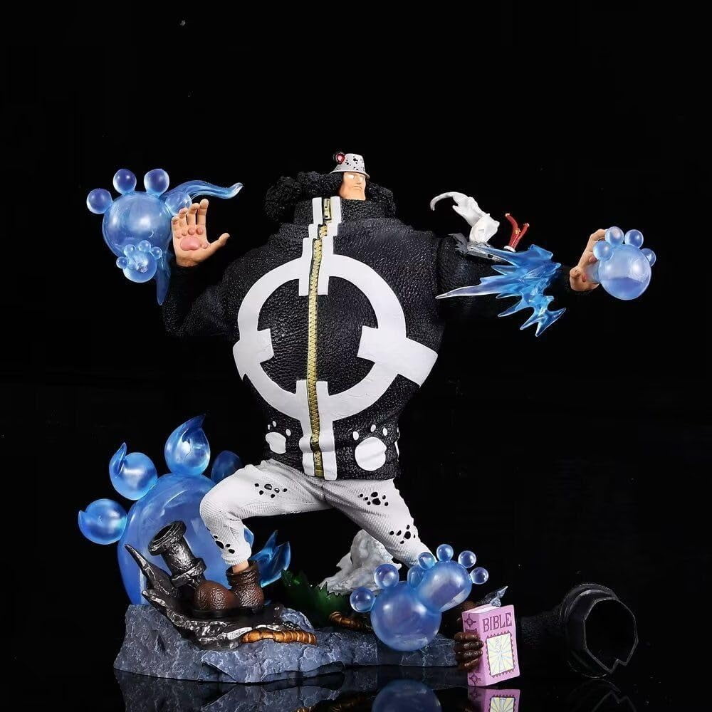 Kuma Figure Big Bright Fihting Bartholemew Kuma Action Figures 32cm/12.6inch PVC Character Figurine Model Collectible for Anime Fans Gift