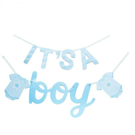 It S A Boy Banner Baby Shower Banner Wall Decoration Walmart Com It S A Boy Banner Baby Shower Banner Wall Decoration Walmart Com