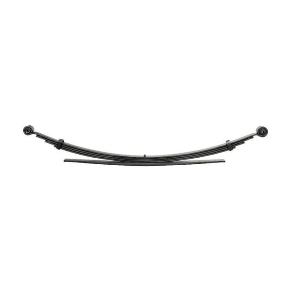 KarParts360 For Chevy Silverado 2500 1999 00 01 02 03 2004 Leaf Spring Rear, Driver OR Passenger Side | Black Finish | Rubber Bushing(s) Included | 5 Layers | Replacement For 15711753, 20870047