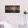thumbnail image 7 of Luxe Metal Art 'Crimson Fire VI' by David Manlove, Metal Wall Art, 24"x12", 7 of 7