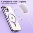 thumbnail image 5 of JETech Electroplated Case for iPhone 13 6.1-Inch, Camera Lens Full Protection, Compatible with MagSafe Wireless Charging, Shockproof Soft TPU Phone Cover (Light Purple), 5 of 7