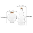 thumbnail image 2 of GOOHOCHY 3 Pcs Classic Sand Ceremony Bottle Set Baby Toddler 20x10cm Transparent, 2 of 8