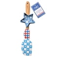 thumbnail image 2 of Cook with Color 3-Piece Patriotic Spatula and Star Cookie Cutter Set, Gingham and Stars, 2 of 5