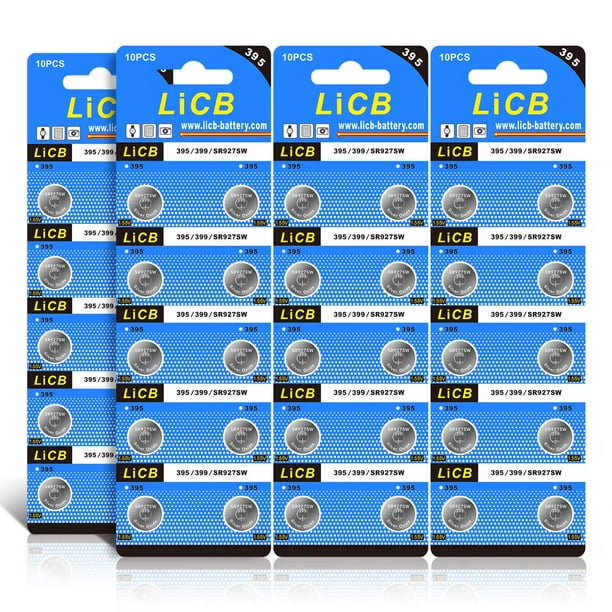 LiCB LR1130 AG10 Pile 1.5V Alcaline Pile Bouton (20 Pièces) 