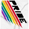 thumbnail image 3 of Gay Pride Rainbow Lightning Bolts Unisex Plus Size Long Sleeve Tee Shirt Brisco Brands 3X, 3 of 6