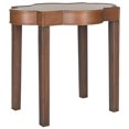thumbnail image 2 of SAFAVIEH Mizel Quatrefoil Top Classic Solid End Table, Brown, 2 of 5