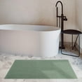 thumbnail image 2 of Cotton Paradise 100% Cotton 17x24 inch Non Slip Bath Mats for Bathroom, Soft Absorbent Quick Dry Machine Washable Floor Bath Mat, Sage Green, 2 of 8