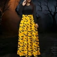 thumbnail image 6 of LEKWK Halloween Dresses for Women Graphic Print Long Sleeve Maxi Dress Crewneck Vintage Funny Holiday Party Cosplay Medieval Dress, 6 of 6