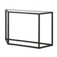 thumbnail image 2 of Evelyn&Zoe Levi 44" Wide Trapezoid Console Table, Blackened Bronze, 2 of 5