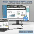 thumbnail image 4 of Usb To Hdmi Adapter, Usb 3.0/2.0 To Hdmi Audio Video Adapter, Hd 1080p Video Graphics Cable Converter For Pc, Laptop Hdtv Tv Compatible With Windows X, 4 of 5